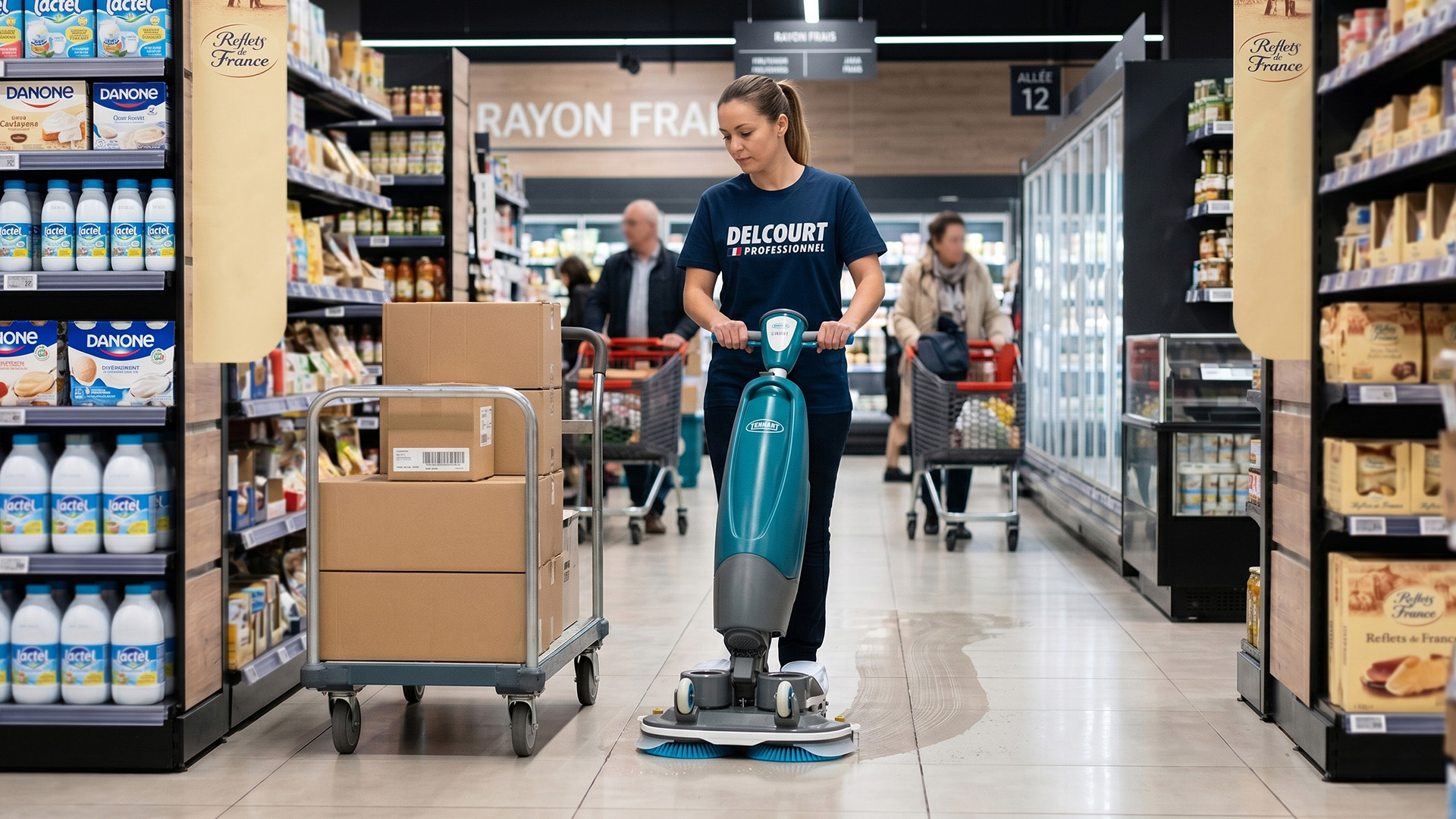 Autolaveuse compacte magasin